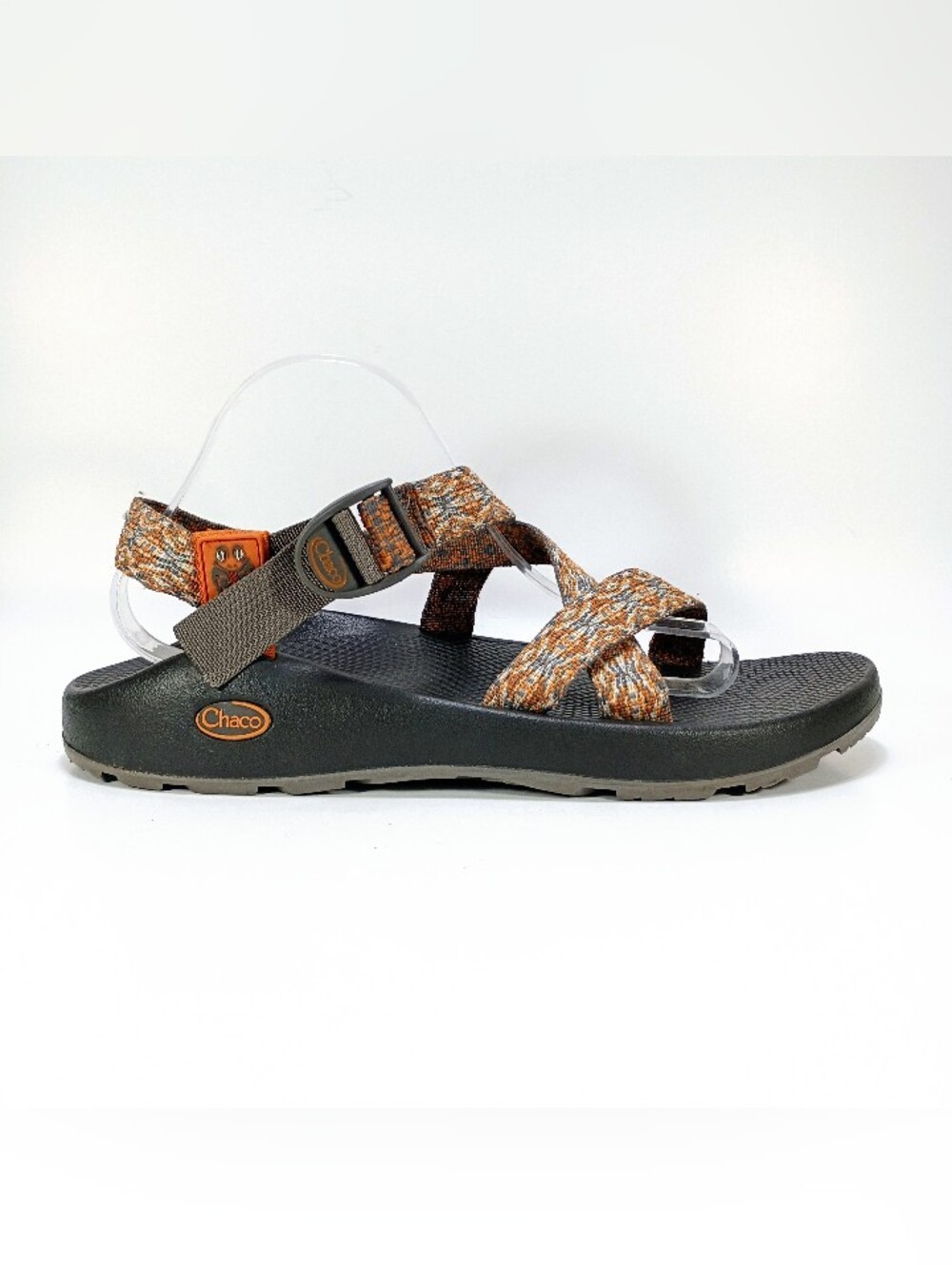 Chaco Z/1 Classic Mens 13 Orange And Gray Adjustable Strap Outdoor Sport Sandals